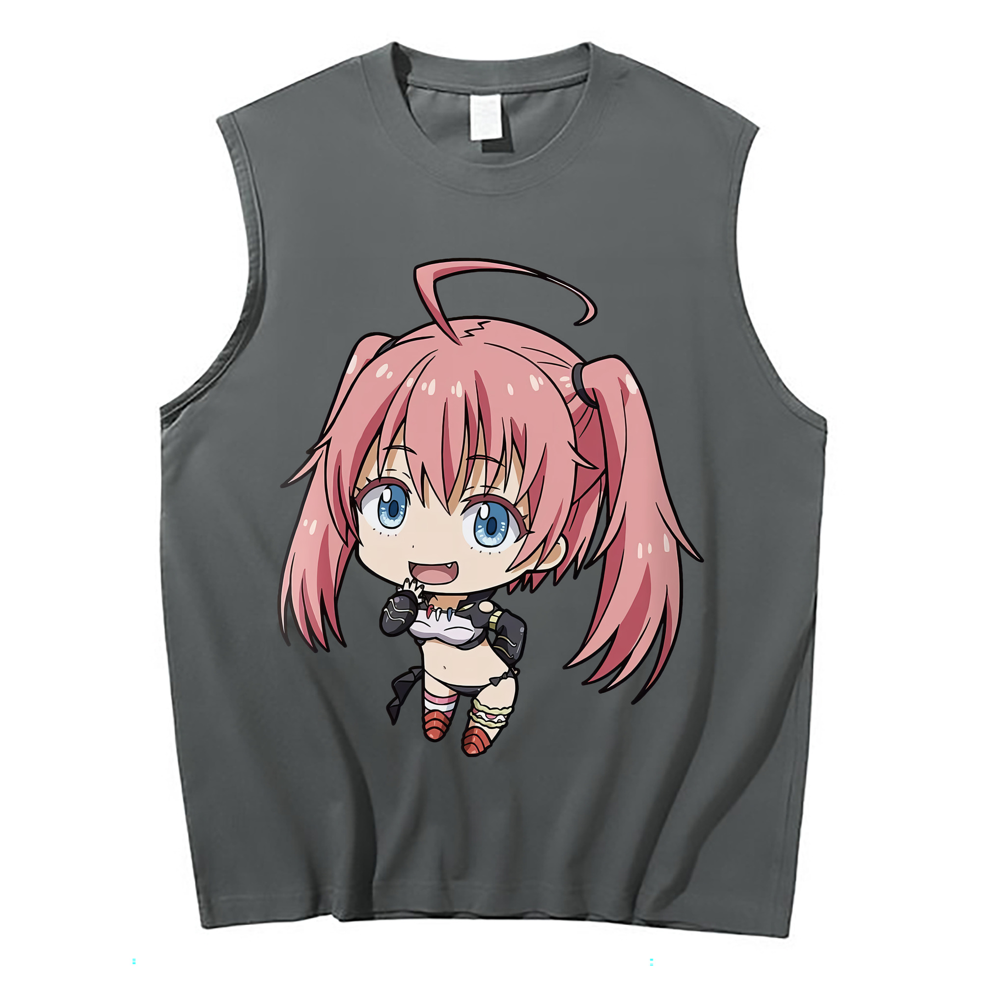 （画像用） 転スラ Regarding Reincarnated to Slime コットン100％タンクトップ（フロントプリント）